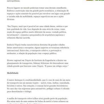 Como Tóquio pode inspirar cidades do Brasil – O Liberal – Belém