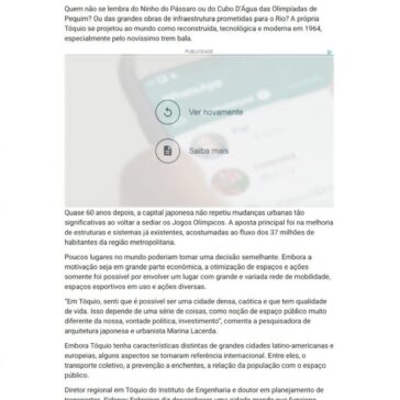 Como Tóquio pode inspirar cidades do Brasil – Tribuna de Petrópolis