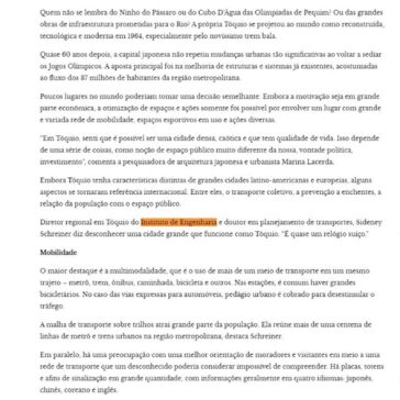 Como Tóquio pode inspirar cidades do Brasil – Tribuna do Sertão
