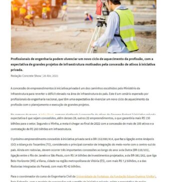 Investimentos em infraestrutura podem resgatar a engenharia nacional – Concrete Show