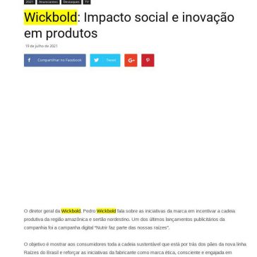 Wickbold: Impacto social aliado a inovação em produtos – Grandes Nomes da Propaganda