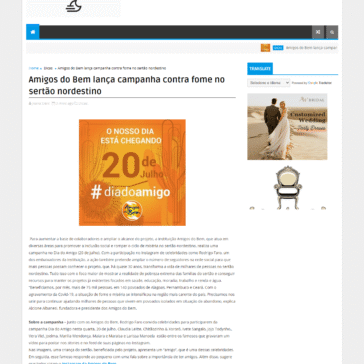 Amigos do Bem lança campanha contra fome no sertão nordestino – Ousados Moda