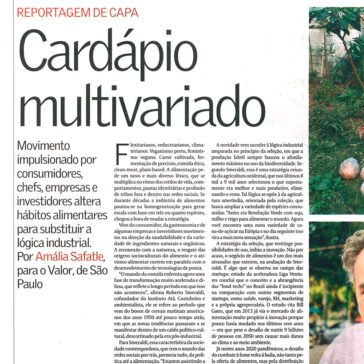 Cardápio multivariado – Valor Econômico