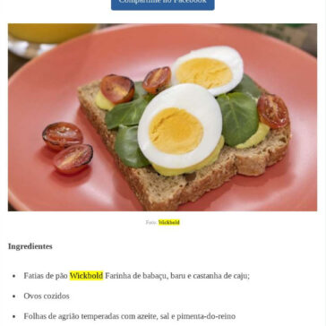 Receita de Toast de maionese de abacate – Comida e Receitas