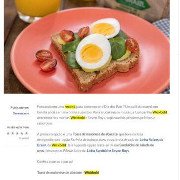 Wickbold dá dicas para café da manhã do Dia dos Pais – Folha do ABC