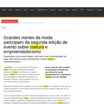 Grandes nomes da moda participam da segunda edição de evento sobre costura e empreendedorismo – A Curiosa