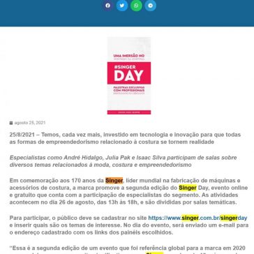 Grandes nomes da moda participam da segunda edição de evento sobre costura e empreendedorismo – Fato Apurado