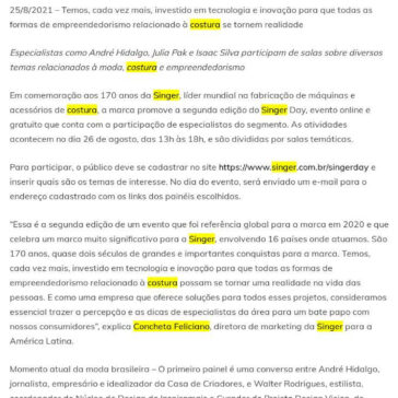 Grandes nomes da moda participam da segunda edição de evento sobre costura e empreendedorismo – canal Diversão & Arte