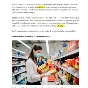 Quatro erros comuns ao ler rótulos de produtos alimentícios – Ederepente50