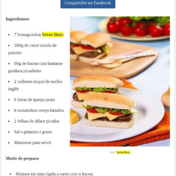 Receita de Hamburguinho de travessa – Comidas e Receitas