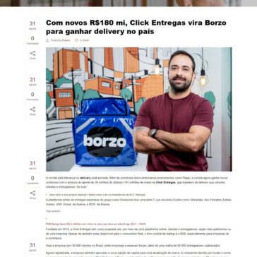 Com novos R$180 mi, Click Entregas vira Borzo para ganhar delivery no país – Cardoso Advogados