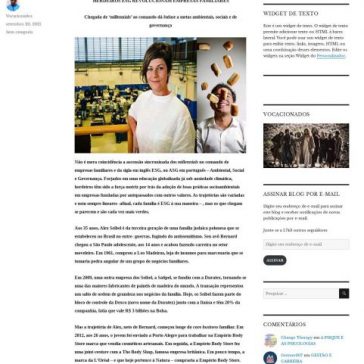 HERDEIROS ESG REVOLUCIONAM EMPRESAS FAMILIARES – Vocacionados