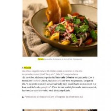 Banana: 10 receitas incrementadas com a fruta! – Casa e Jardim