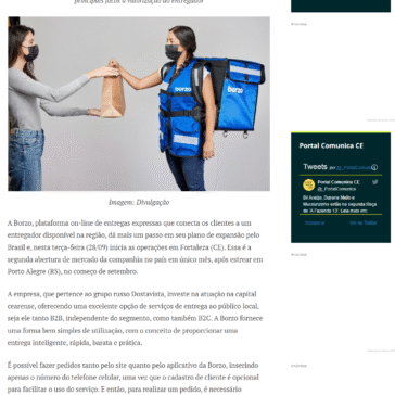 Borzo expande atuação pelo Brasil e estreia em Fortaleza (CE) – Portal Comunica CE