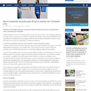 Borzo expande atuação pelo Brasil e estreia em Fortaleza (CE) – Rede Brasil de negócios