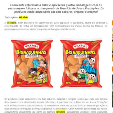 COMER & BEBER: Wickbold e Turma da Mônica trazem novas bisnaguinhas ao mercado – BorrachaTV On Line