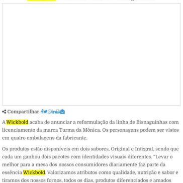 Wickbold reformula linha de bisnaguinhas – E-compare
