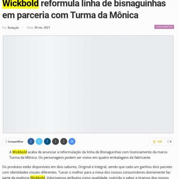 Wickbold reformula linha de bisnaguinhas em parceria com Turma da Mônica – Newtrade