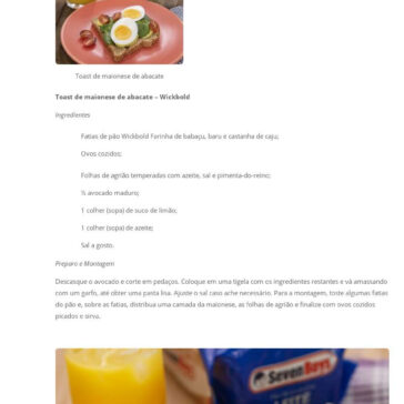 Café da manhã do Dia dos Pais – CadernoW