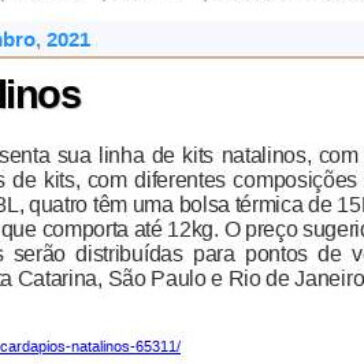 Cardápios Natalinos – DataMark