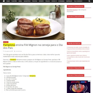 Pamplona ensina Filé Mignon na cerveja para o Dia dos Pais – O Maranhense