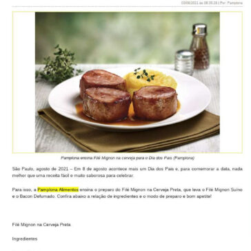 Pamplona ensina Filé Mignon na cerveja para o Dia dos Pais – Ops