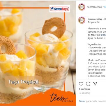 Receita de Taça Tropical – Teemreceitas