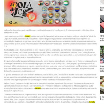 Penalty e LNB abrem a votação para o concurso `A Bola do Jogo 2021/2022` – News Total BR