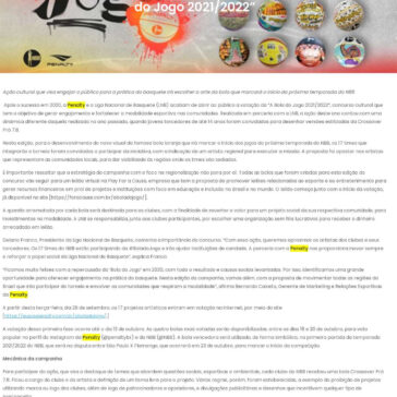 Penalty e LNB abrem a votação para o concurso `A Bola do Jogo 2021/2022` – Portal Santa Fé do Sul