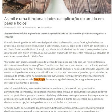 As mil e uma funcionalidades da aplicação do amido em pães e bolos – Rede Brasil de Negócios