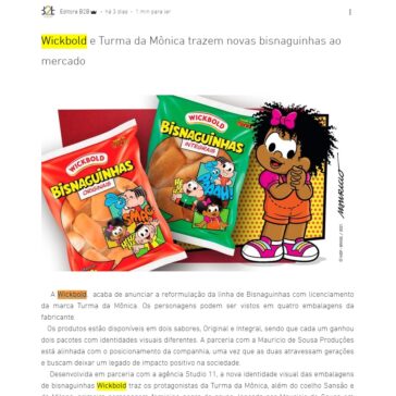 Wickbold e Turma da Mônica trazem novas bisnaguinhas ao mercado – Pack