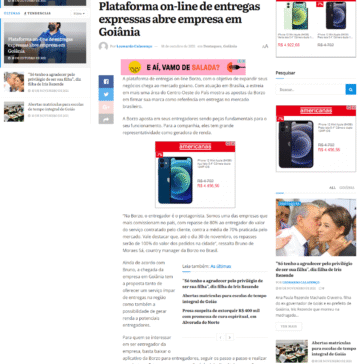 Plataforma on-line de entregas expressas abre empresa em Goiânia – Altair Tavares