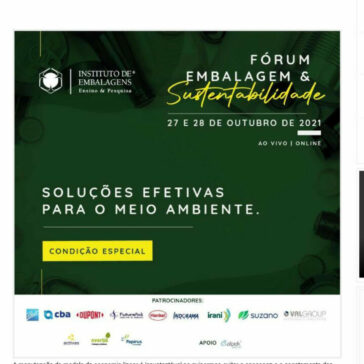 Fórum Embalagem & Sustentabilidade apresentará soluções de embalagens para a economia circular – Itaquera em Notícias