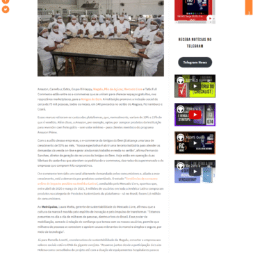 E-commerces apoiam projeto social no sertão do país – Resumo Cast