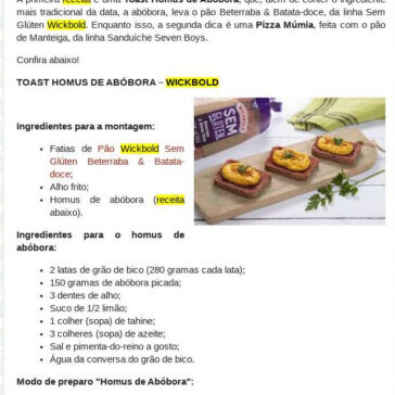 Gostosuras ou travessuras? Confira receitas para o Dia das Bruxas (Halloween) – Glamour e Felicidade