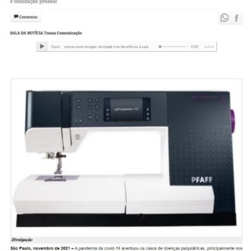 Costura como terapia: atividade traz benefícios à saúde mental – Professor Tá ON