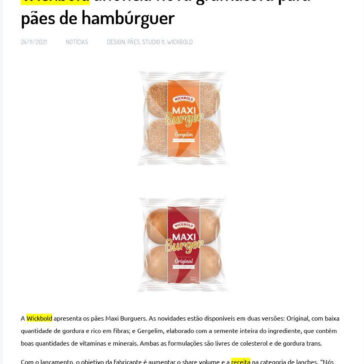 Wickbold anuncia nova gramatura para pães de hambúrguer – EmbalagemMarca