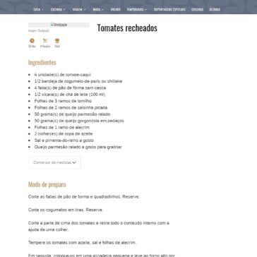 Tomates recheados – UOL