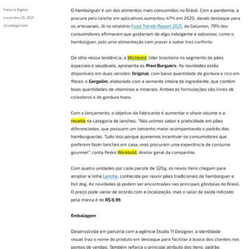 Wickbold anuncia pães de hambúrguer com nova gramatura – Palavra Digital