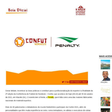 A Bola Oficial da Confut Nordeste é da Penalty – Jornal A Notícia do Ceará