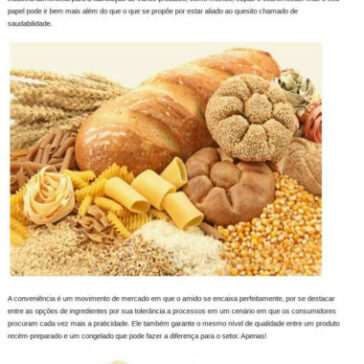 Amido pode desenvolver produtos sem glúten e veganos – Jornal A Notícia do Ceará