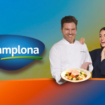 Carlos Bertolazzi e Chris Flores estrelam nova campanha da Pamplona Alimentos