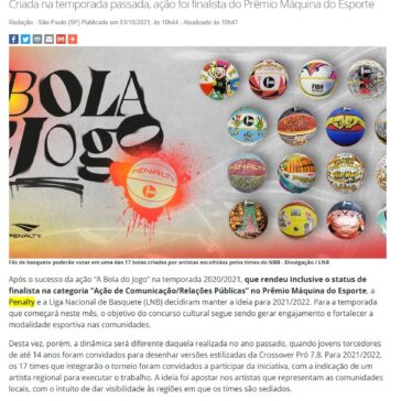 Penalty e LNB incluem times e caridade em ação `A Bola do Jogo`, do NBB – Máquina do Esporte