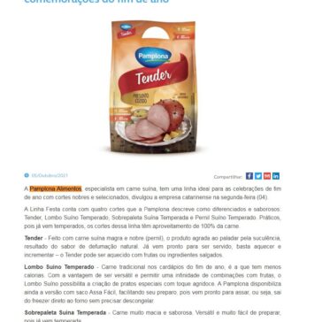 Pamplona apresenta cortes diferenciados para comemorações do fim de ano – Mercoagro