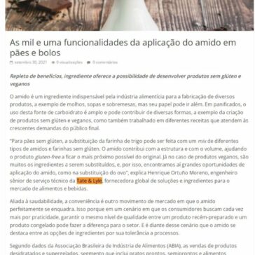 As mil e uma funcionalidades da aplicação do amido em pães e bolos – Rede Brasil de negócios