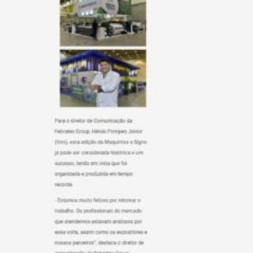 Maquintex e Signs 2021 abrem com saldo positivo de visitantes e negociações – Blog do Lauriberto