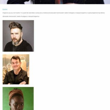 Design Vision Reality Show: 10 Estudantes Realizam Desafios De Moda Sustentável Com Avaliação De Grandes Estilistas – Portal Santa Fé do Sul