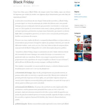 Quatro dicas para descomplicar as compras on-line nesta Black Friday – rodrigostoledo.com