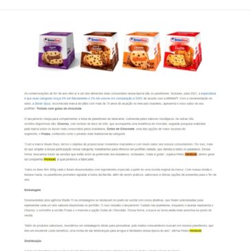 Seven Boys apresenta novo panettone trufado com gotas de chocolate – Pernambuco Tem