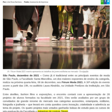 Fórum Moda 2021: evento apresenta os trabalhos de jovens estilistas ao mercado – Porta revista CBTur Vip